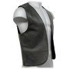 Leather waistcoat made of soft leather