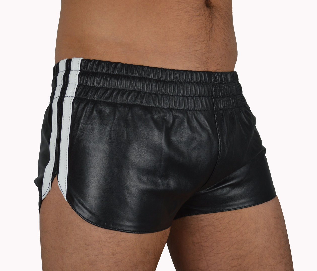 Leather Sport Shorts