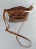 Unisex bag leather bag shoulder bag vintage antique brown