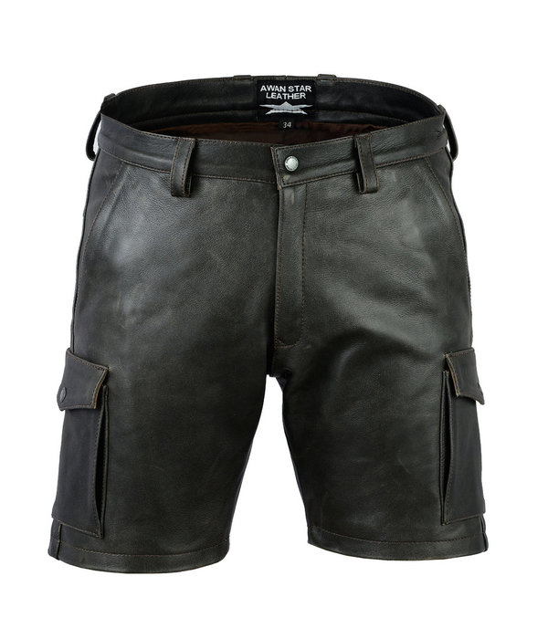 Old Look Leather Shorts